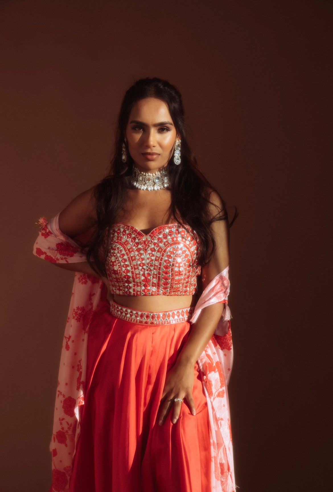 Zura Pink Bandeau Co-Ord
