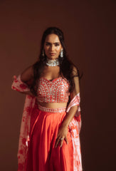 Zura Pink Bandeau Co-Ord