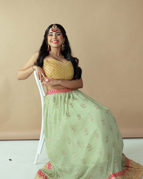 Mehendi Ki Raat Lehenga