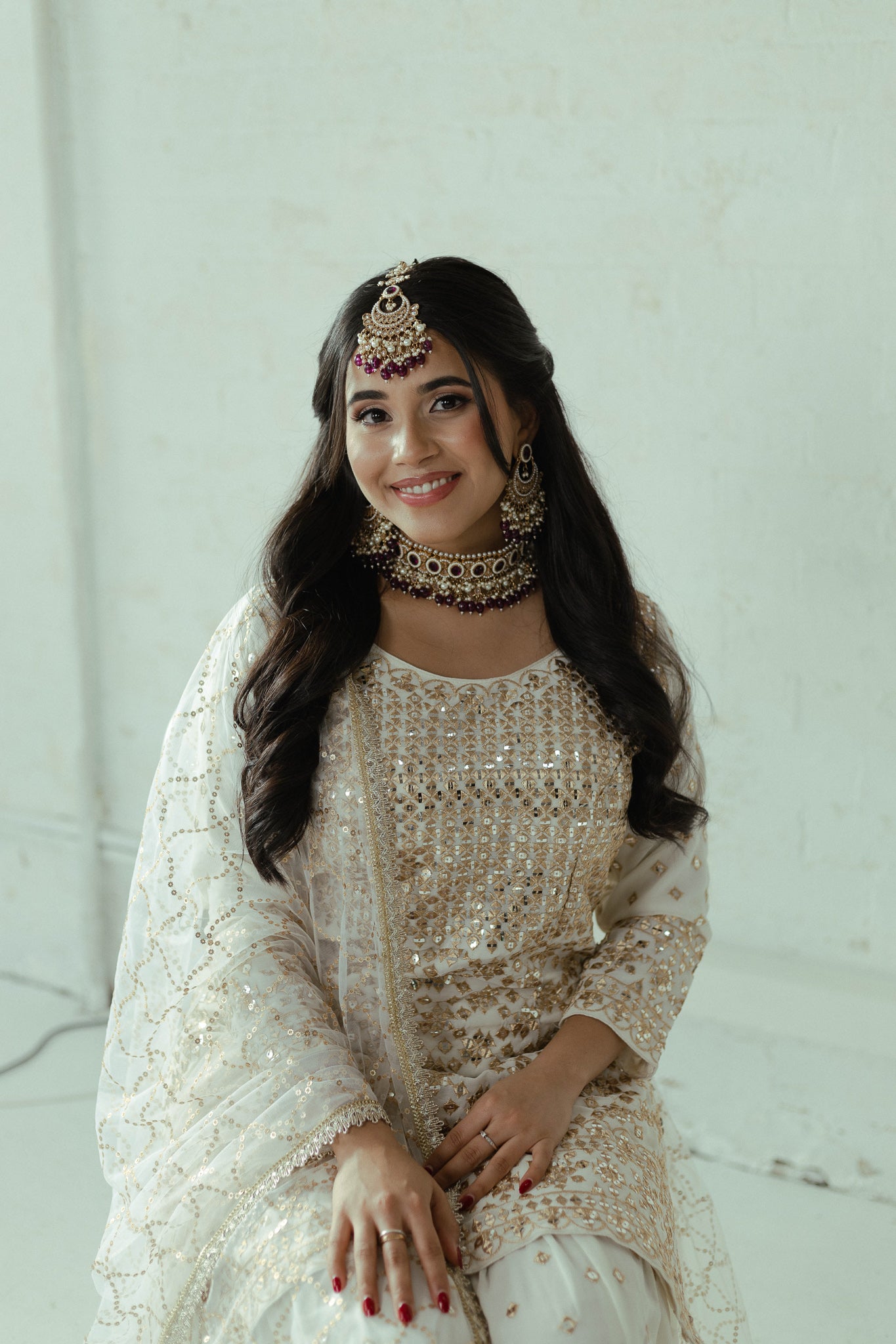 Winter Wonderland - White Sharara - TANTRUMTHELABEL