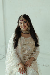Winter Wonderland - White Sharara - TANTRUMTHELABEL