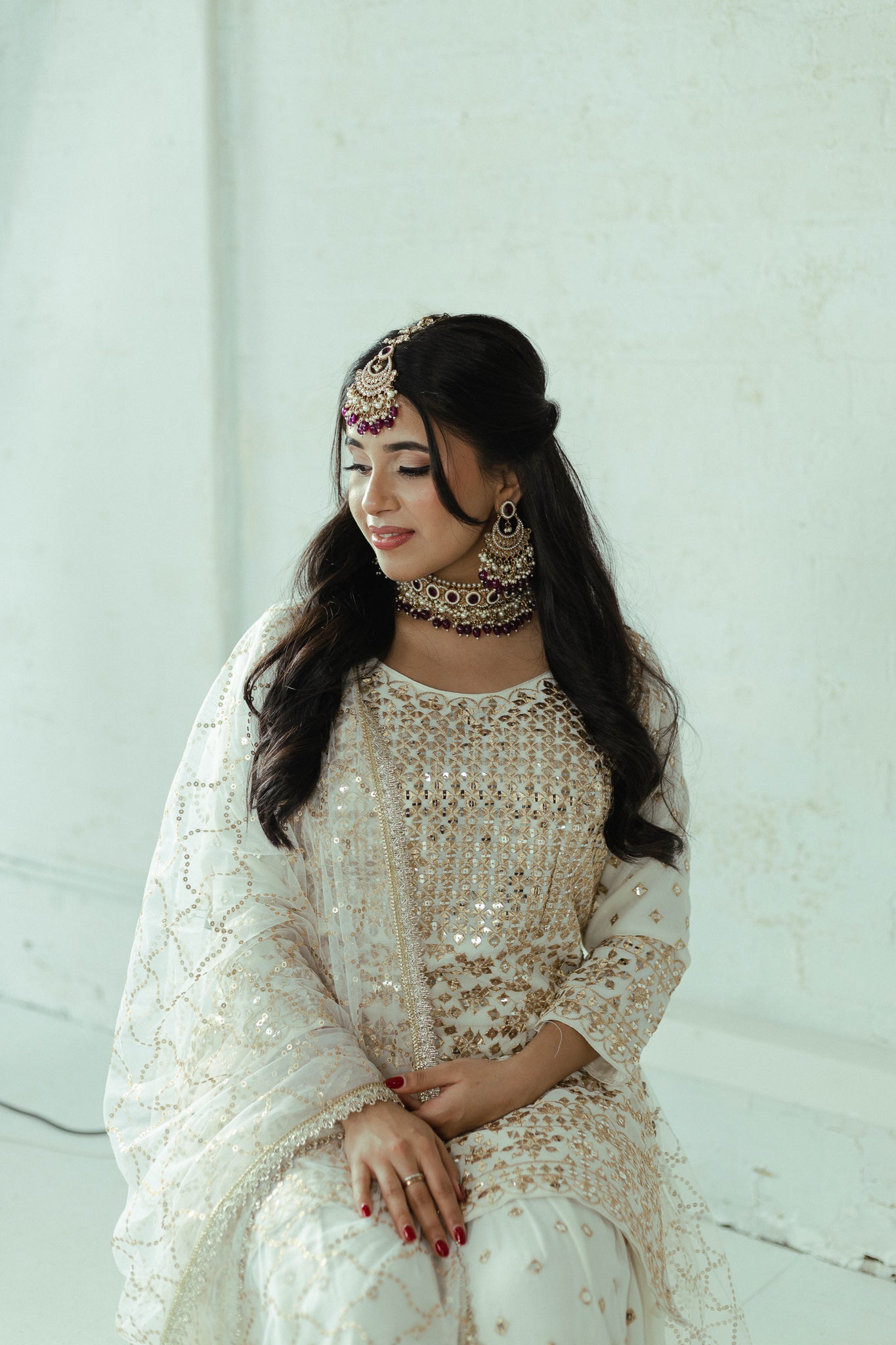 Winter Wonderland - White Sharara - TANTRUMTHELABEL