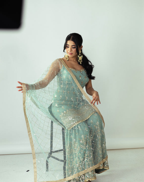 Kaia - Dusty Blue Sharara