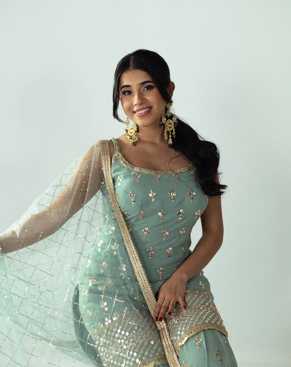Kaia - Dusty Blue Sharara