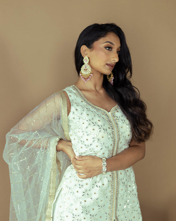 Mehbooba - White Sharara