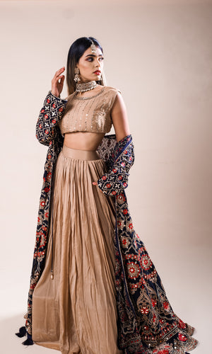 Katrina - Cape Lehenga - TANTRUMTHELABEL