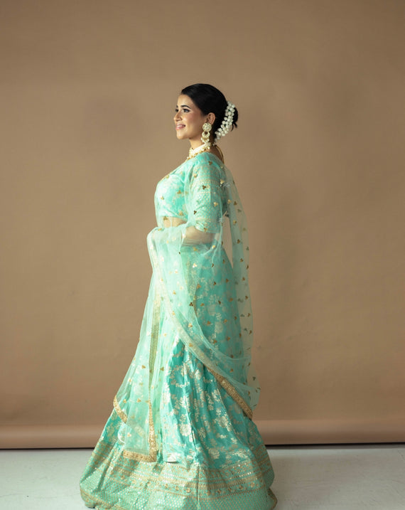 Mastani - Green Lehenga